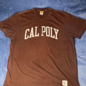 Vintage cal poly brown shirt men size xl
